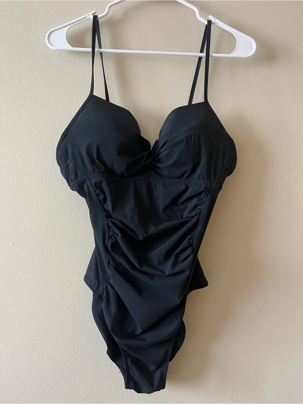 Assets One Piece Swimsuit with Ruched Detailing